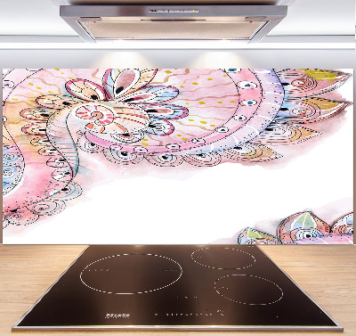 Cooker splashback Abstract pattern