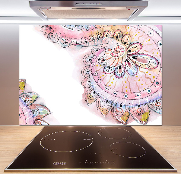 Cooker splashback Abstract pattern