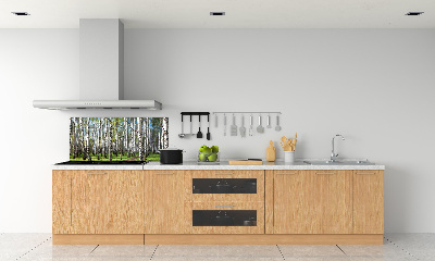 Kitchen wall panels Birch forest