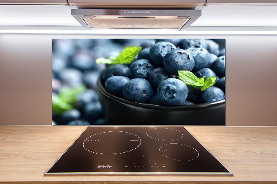 Glass splashback Berries