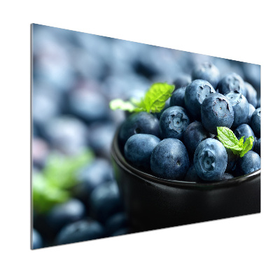 Glass splashback Berries