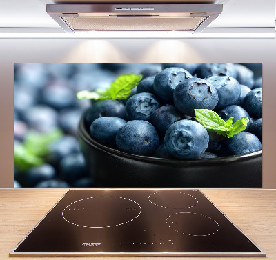 Glass splashback Berries