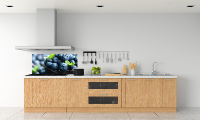 Glass splashback Berries