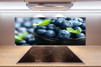 Glass splashback Berries