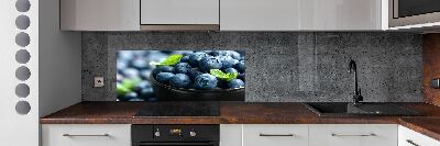 Glass splashback Berries