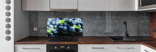 Glass splashback Berries