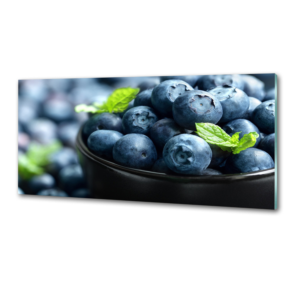 Glass splashback Berries