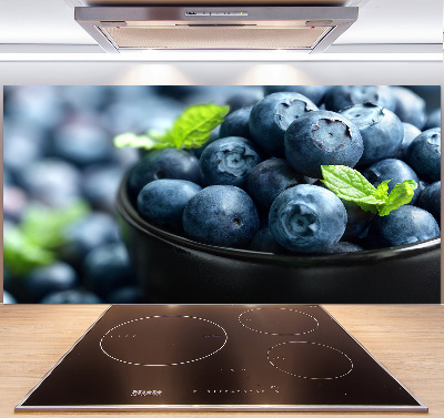 Glass splashback Berries