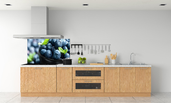 Glass splashback Berries