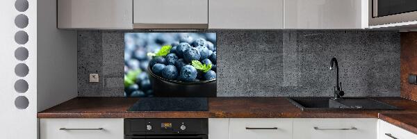 Glass splashback Berries