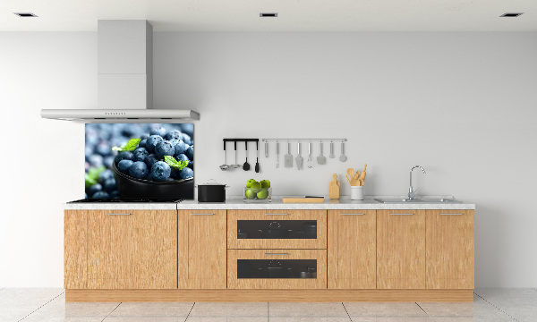 Glass splashback Berries