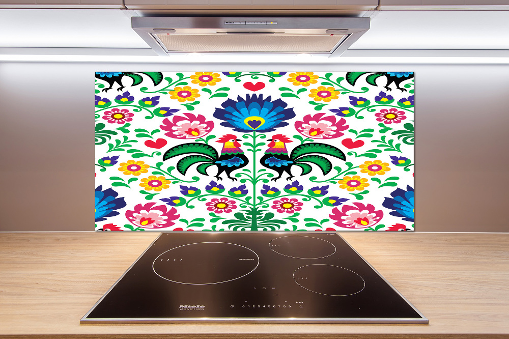 Cooker splashback Ethnic pattern