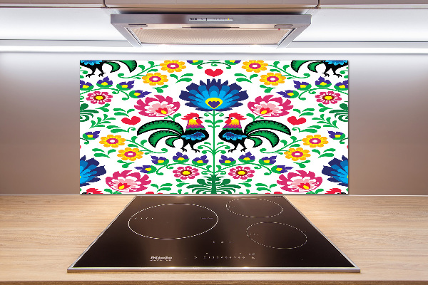 Cooker splashback Ethnic pattern