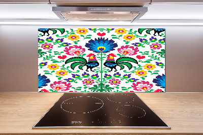 Cooker splashback Ethnic pattern