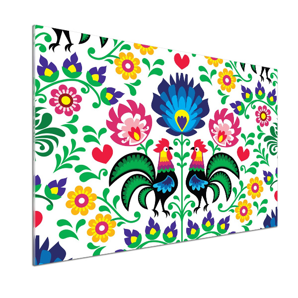 Cooker splashback Ethnic pattern