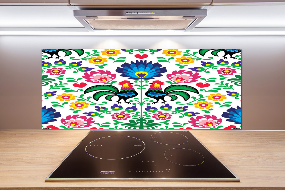 Cooker splashback Ethnic pattern