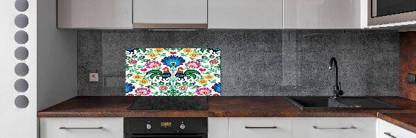 Cooker splashback Ethnic pattern