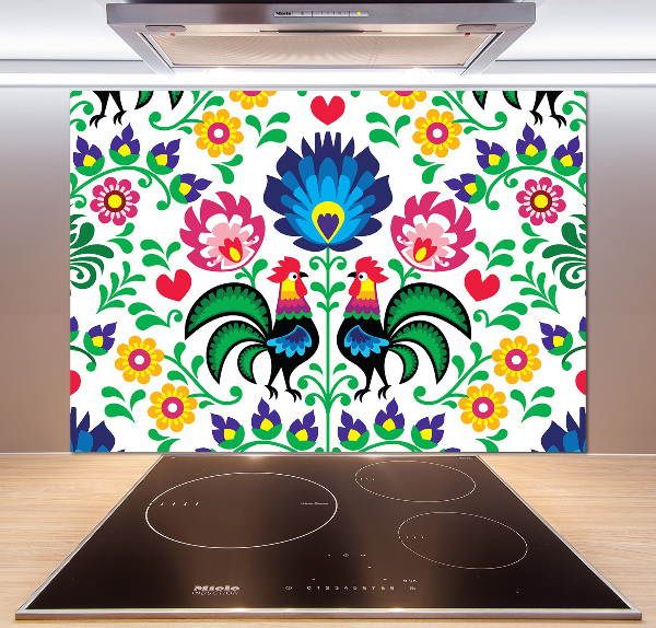 Cooker splashback Ethnic pattern