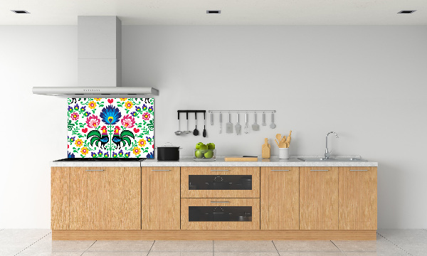 Cooker splashback Ethnic pattern