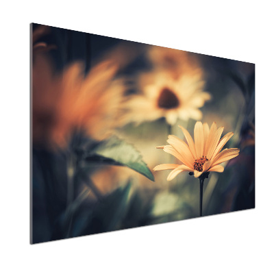 Kitchen splashback Spring flower