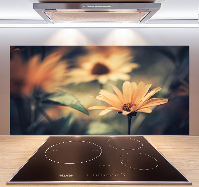 Kitchen splashback Spring flower