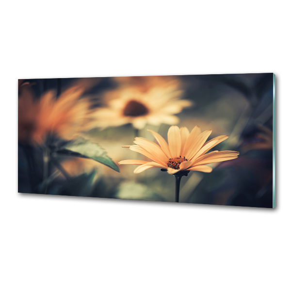 Kitchen splashback Spring flower