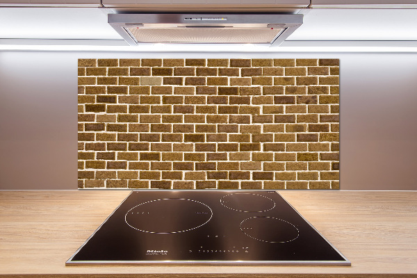 Kitchen splashback Brick wall