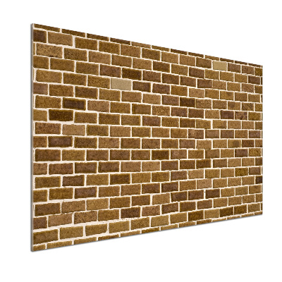 Kitchen splashback Brick wall