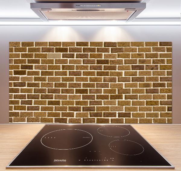 Kitchen splashback Brick wall