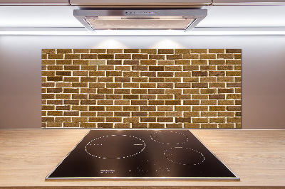 Kitchen splashback Brick wall