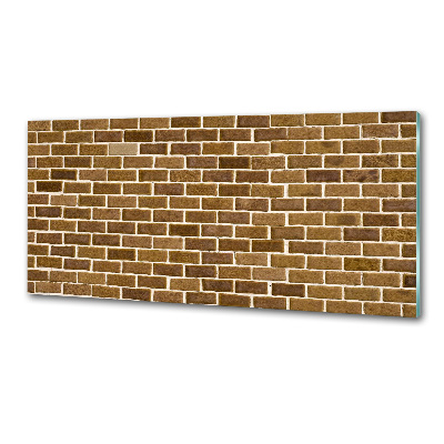 Kitchen splashback Brick wall