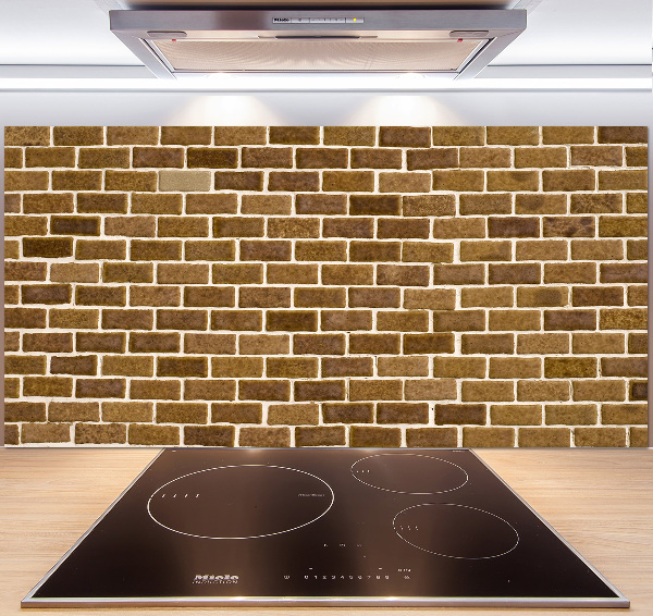 Kitchen splashback Brick wall