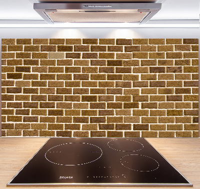 Kitchen splashback Brick wall