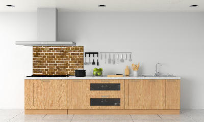 Kitchen splashback Brick wall