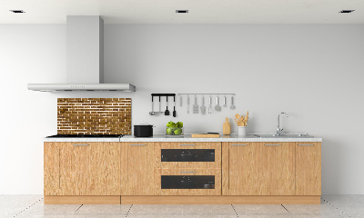 Kitchen splashback Brick wall