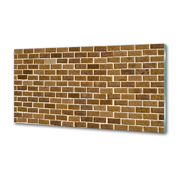 Kitchen splashback Brick wall