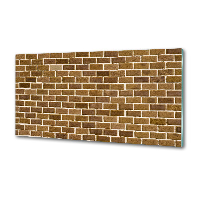 Kitchen splashback Brick wall