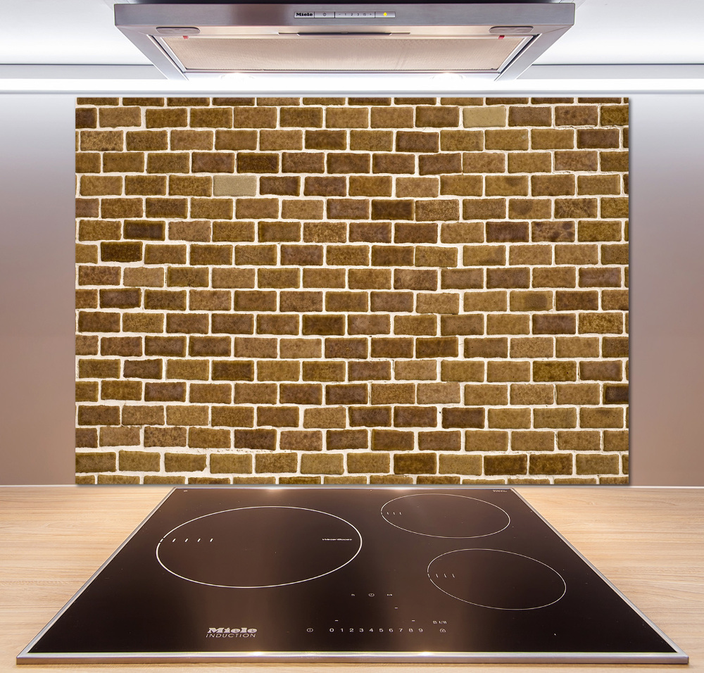 Kitchen splashback Brick wall