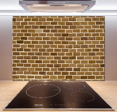 Kitchen splashback Brick wall