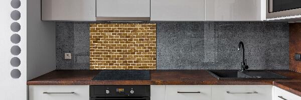 Kitchen splashback Brick wall