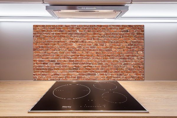 Kitchen splashback Brick wall