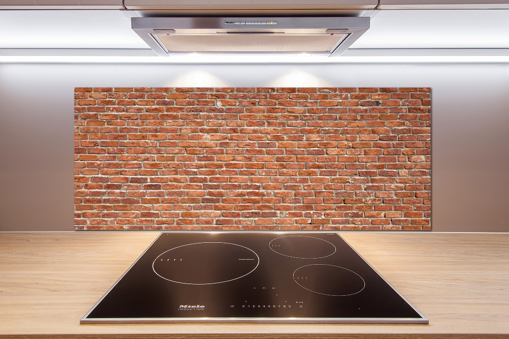 Kitchen splashback Brick wall