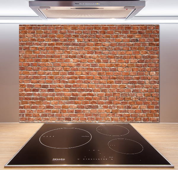 Kitchen splashback Brick wall