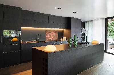 Kitchen splashback Brick wall