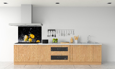 Kitchen splashback Lemons and water