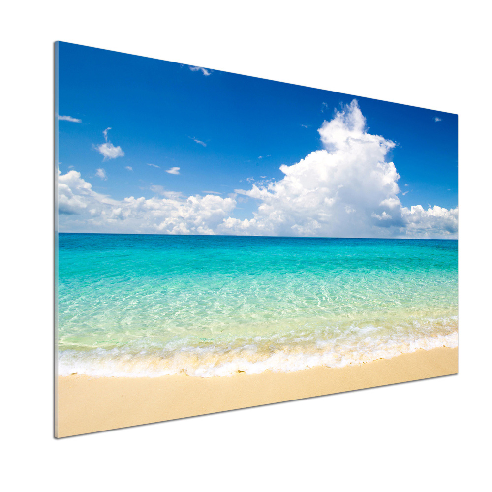 Kitchen splashback panel Paradise beach