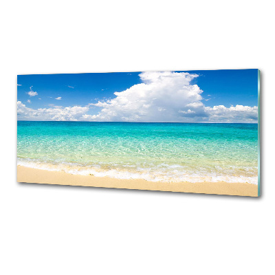 Kitchen splashback panel Paradise beach