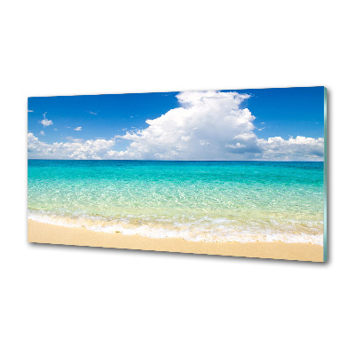 Kitchen splashback panel Paradise beach