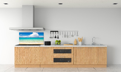 Kitchen splashback panel Paradise beach