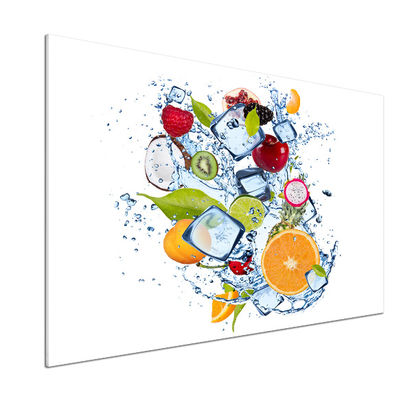 Kitchen splashback Fruit and ice